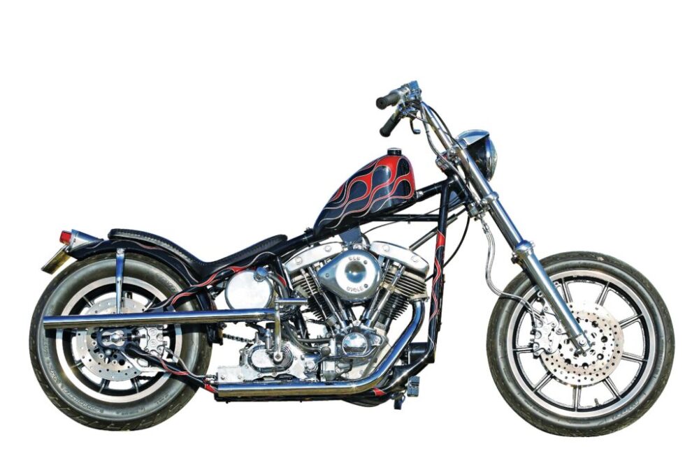 チョッパーのなかでも純粋に走りを求めた質実剛健なるスタイル。それが