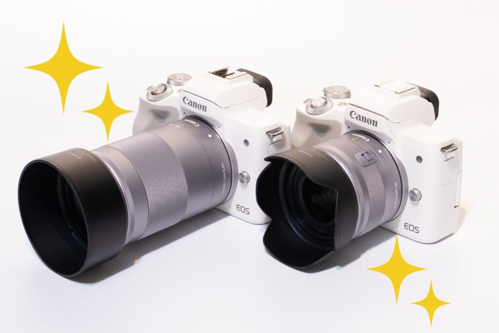 EOS Kiss M / M2に合うレンズフードはどれ？｜レンズフードの効果の