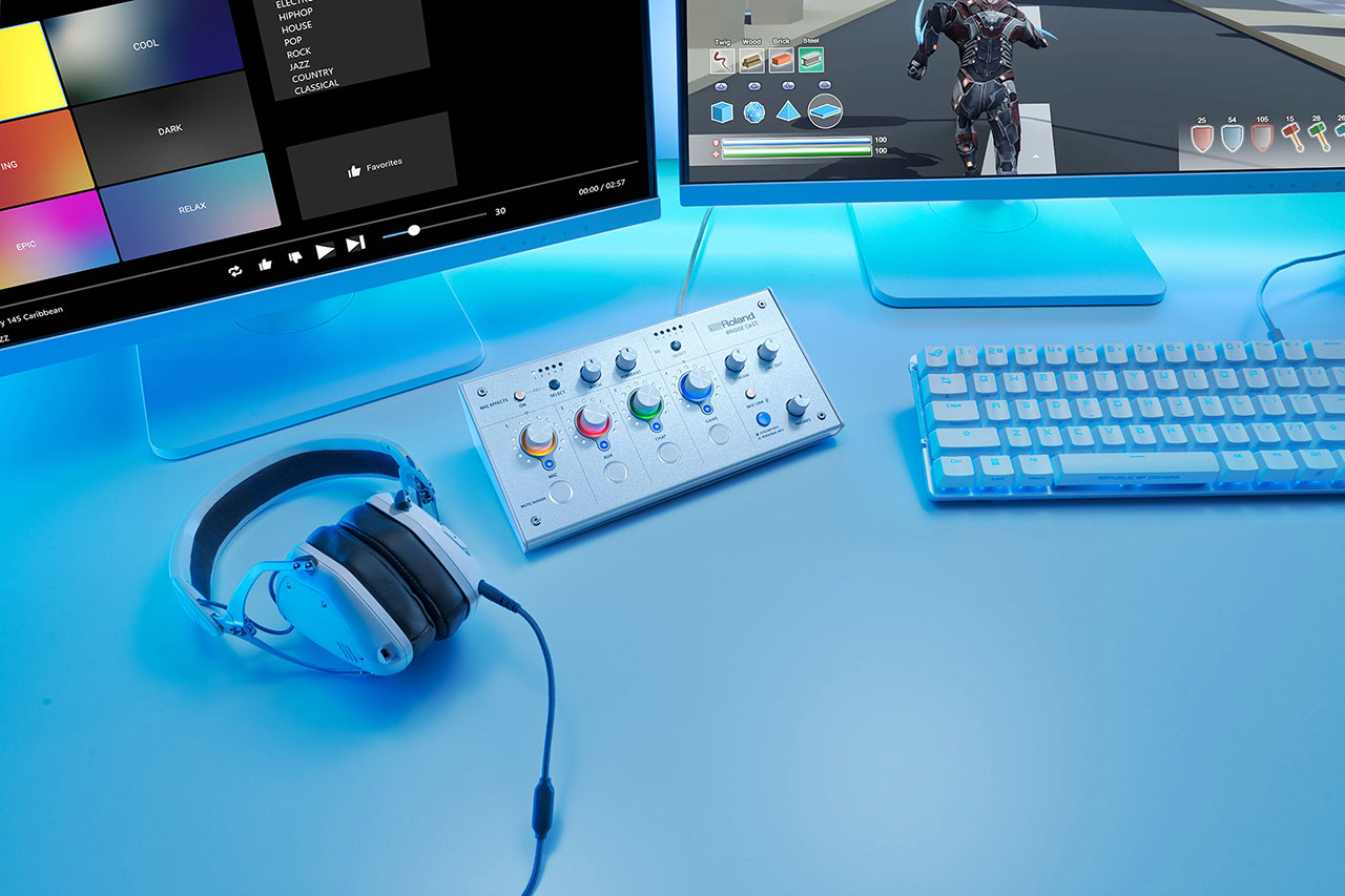 Roland（ローランド）からゲーム配信向けオーディオミキサー「BRIDGE