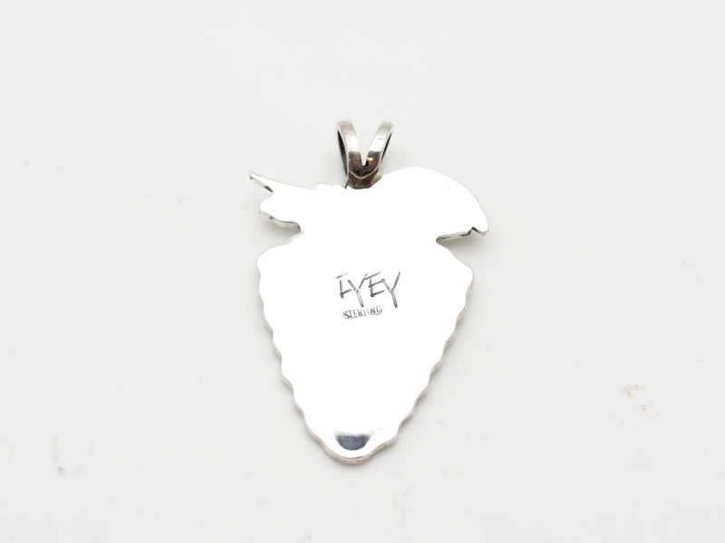 ペンダントトップ石なしのGary & Elsie Yoyokie イーグル&フェザー