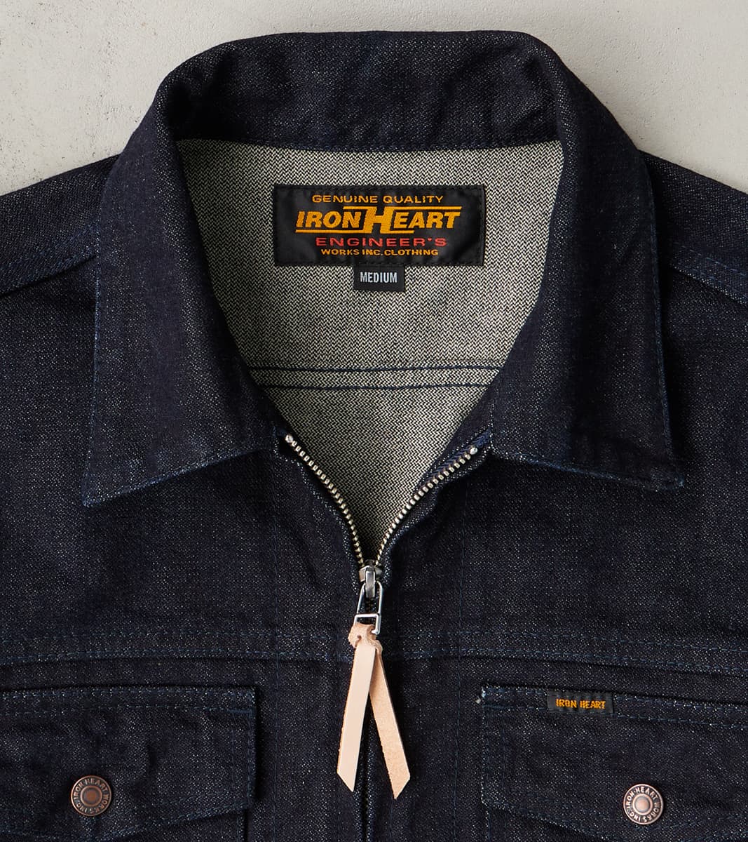Iron Heart 122J-IND - Work Jacket - 14oz Broken Twill Selvedge