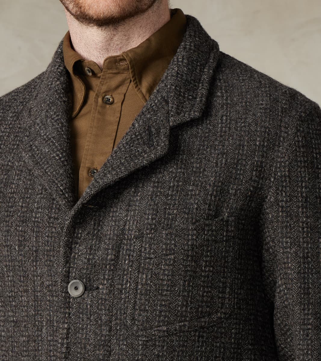 MotivMfg x DR English Hunt Work Jacket - Lovat® Graphite Honeycomb