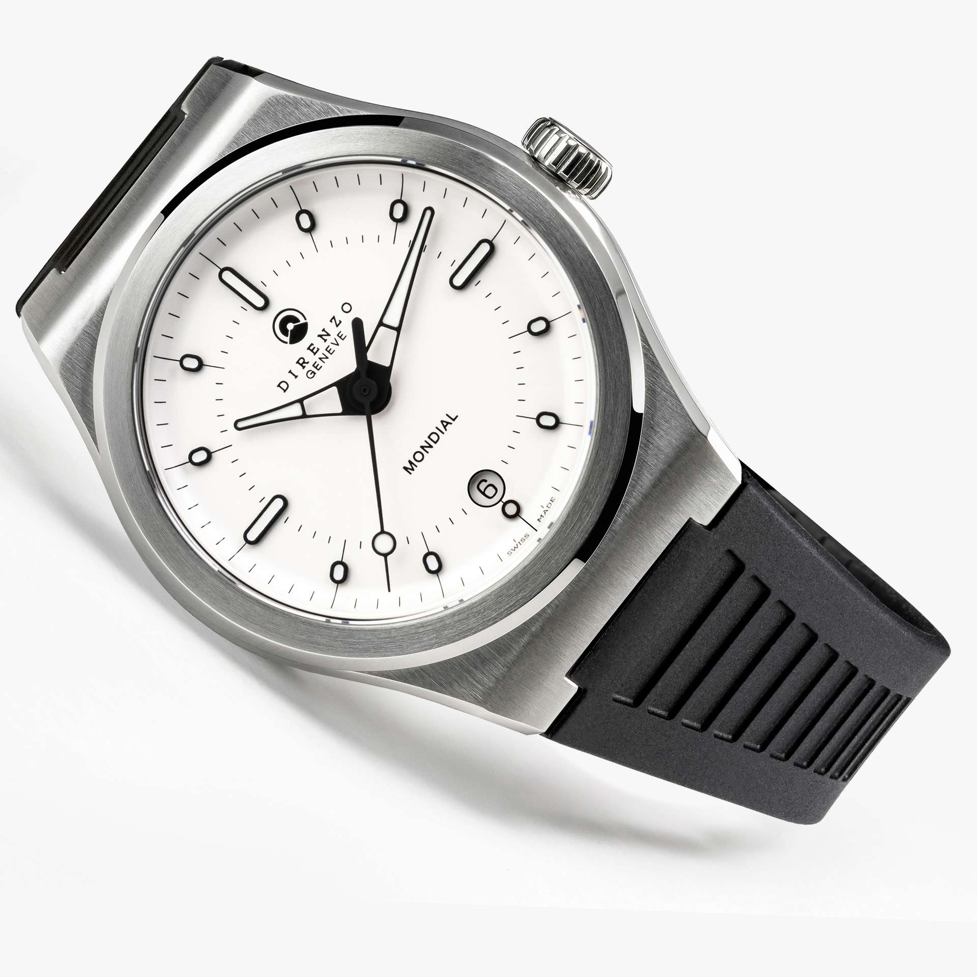 DRZ 04R Mondial White No Date - Direnzo Watches