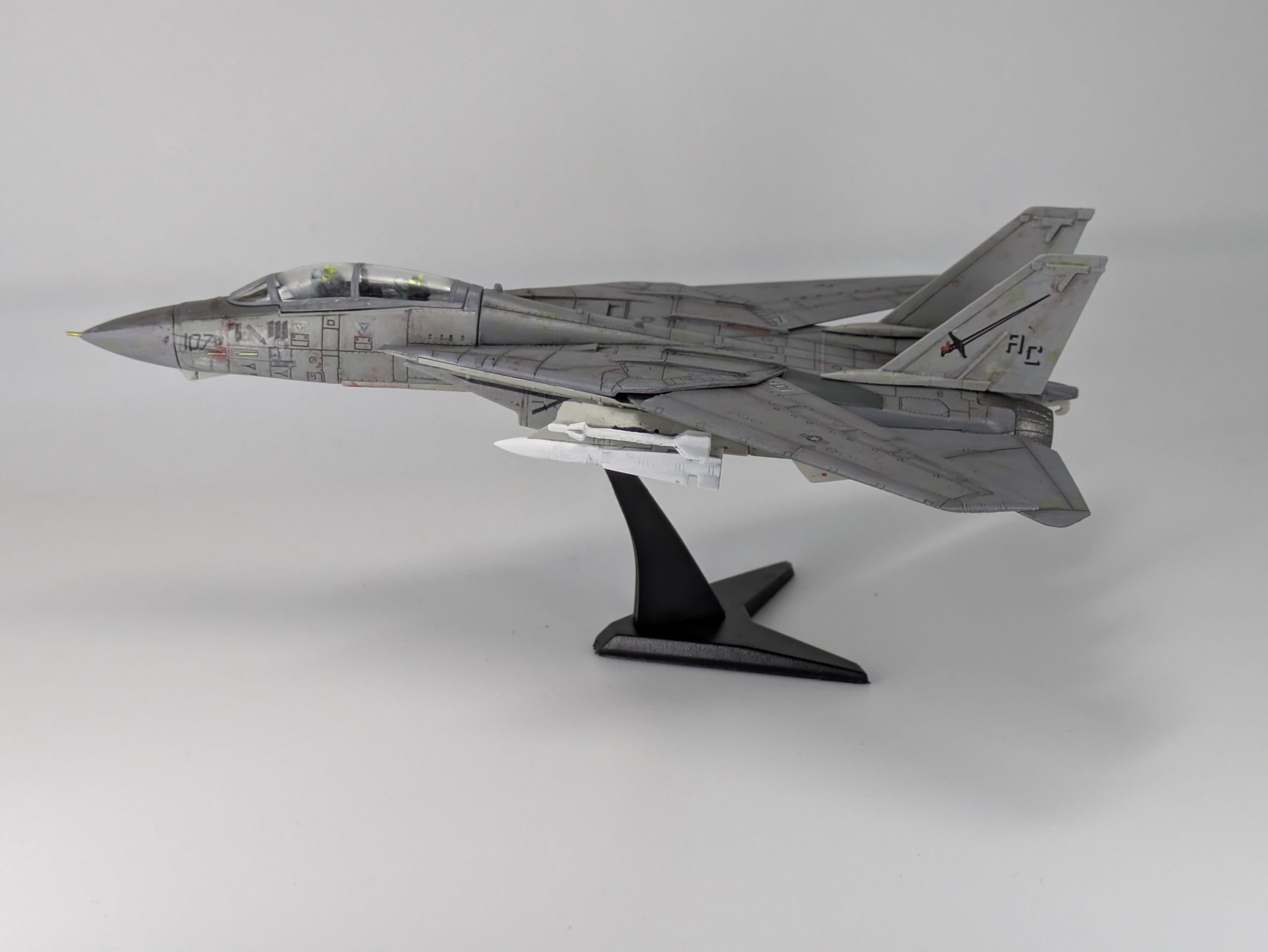 エフトイズの1/144 F-14Bトムキャット(TOMCAT)をつくろう！【完成編