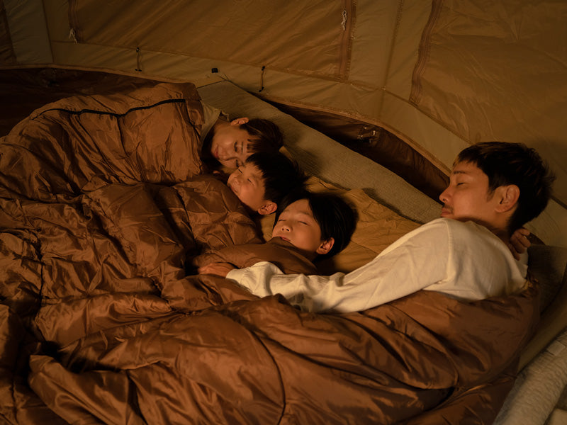 Quadruple-Sized Family Sleep System | Sleeping Bag | DOD Outdoor