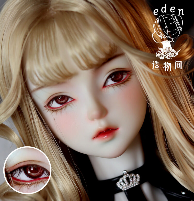 グラスアイ（レッドハート：14mm）｜DOLK（ドルク）
