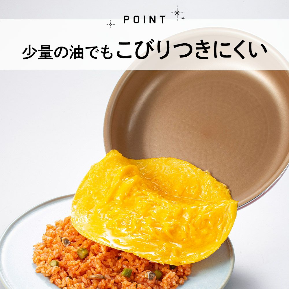 evercook fit (エバークック フィット) IH対応 着脱式 フライパン
