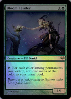 MTG 花を手入れする者/Bloom Tender ショーケースfoil日ECL