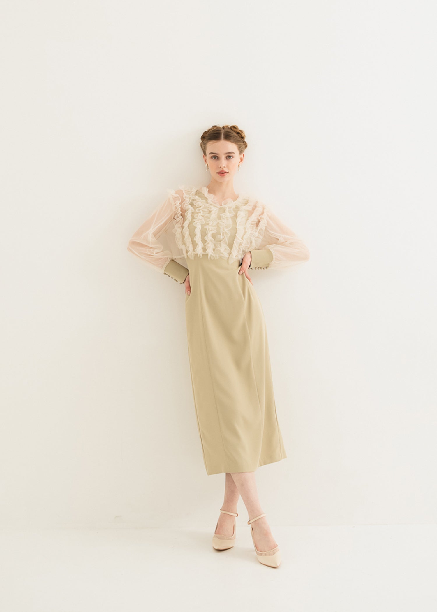 フリルブラウスセットドレス｜DorryDoll