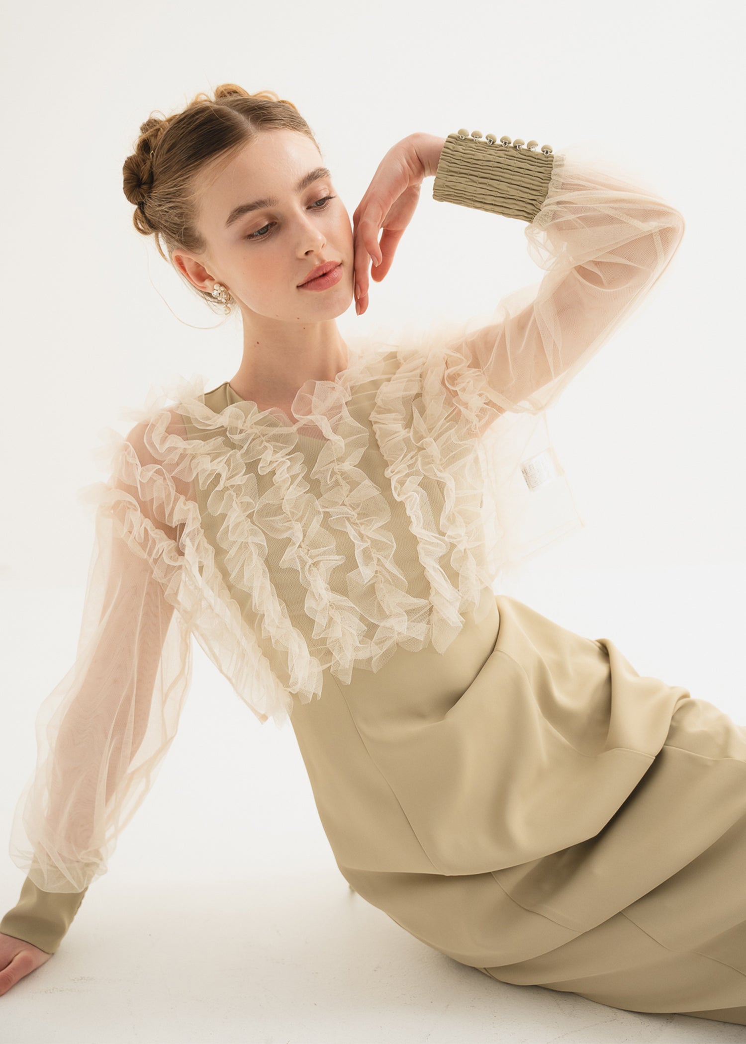 フリルブラウスセットドレス｜DorryDoll