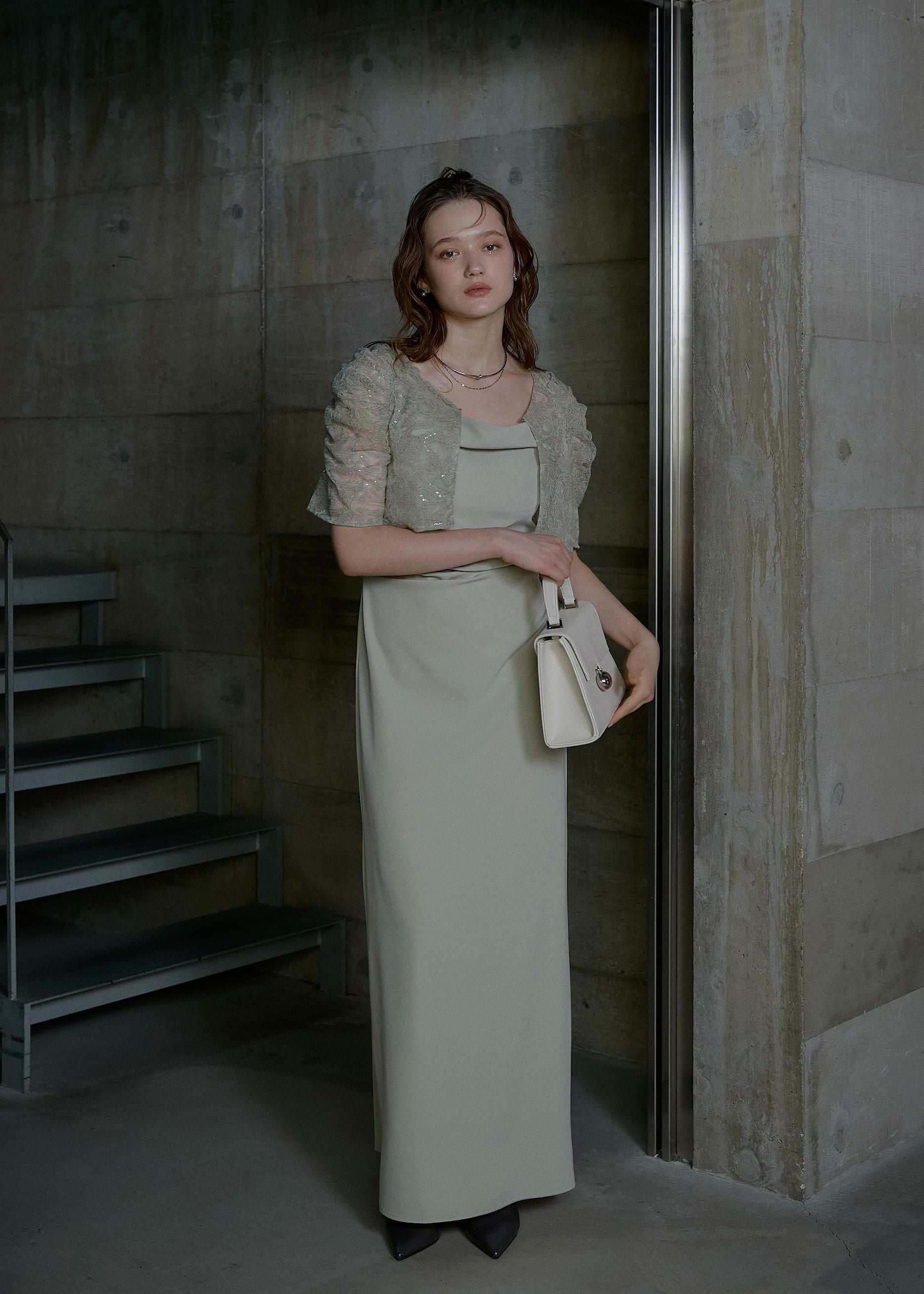 Pearl motif embroidery dressのドレス|Dorry Doll / LE'RURE