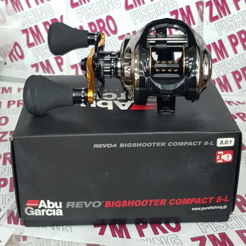 ABU GARCIA REVO BIGSHOOTER COMPACT 8-L Left Hand Baitcasting