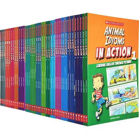 Book - Scholastic in action 45 color import box set | Shopee Malaysia