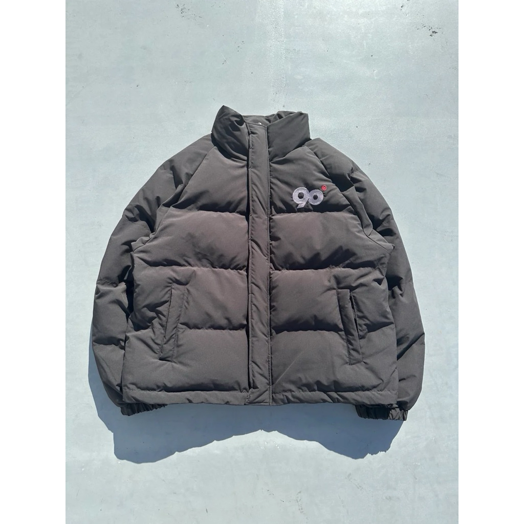 9090 90 Logo Rich Puffer Jacket | 蝦皮購物