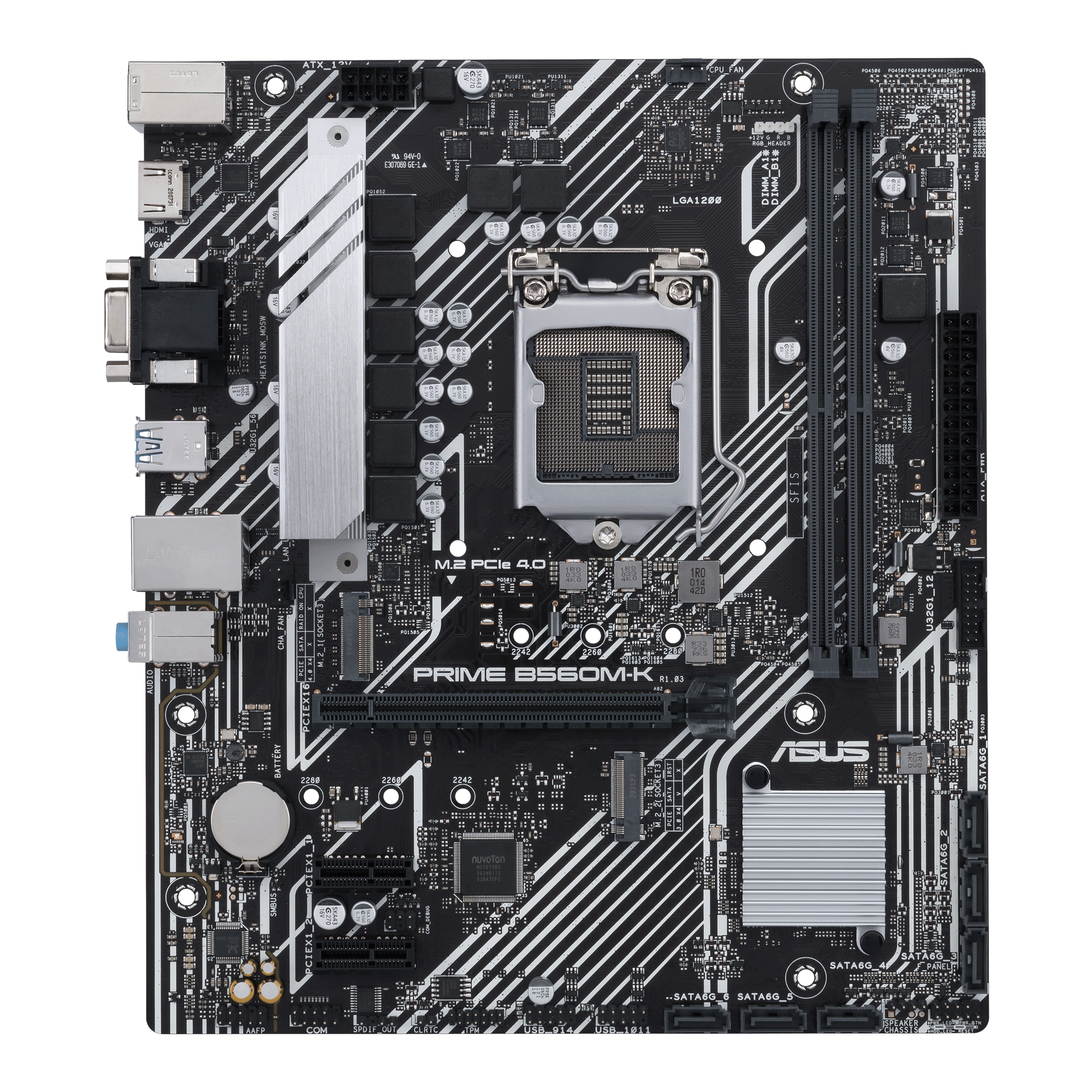 マザーボード ASUS PRIME B560M-A + Intel Core i5-10400 PRIME B560M