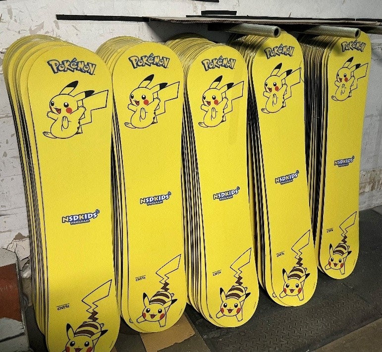 ポケモンオリジナルスノーボード・バインディングセット販売開始