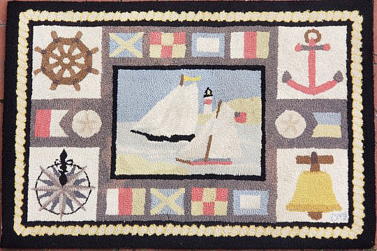 Claire Murray Nantucket Nautical Rug - Vintage Claire Murray