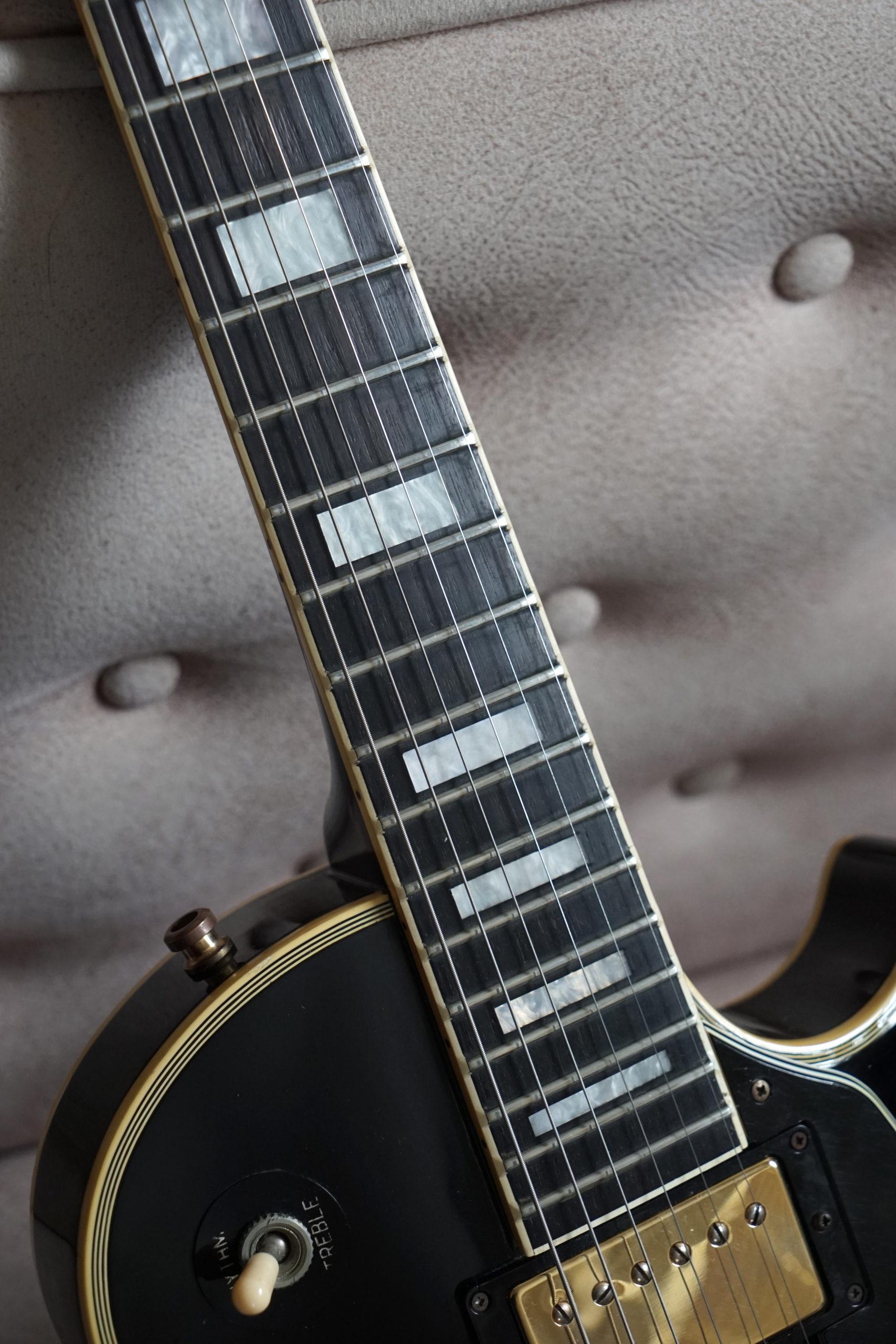 Greco EGC Les Paul Custom (Ebony Black Around 1990 Made In Japan
