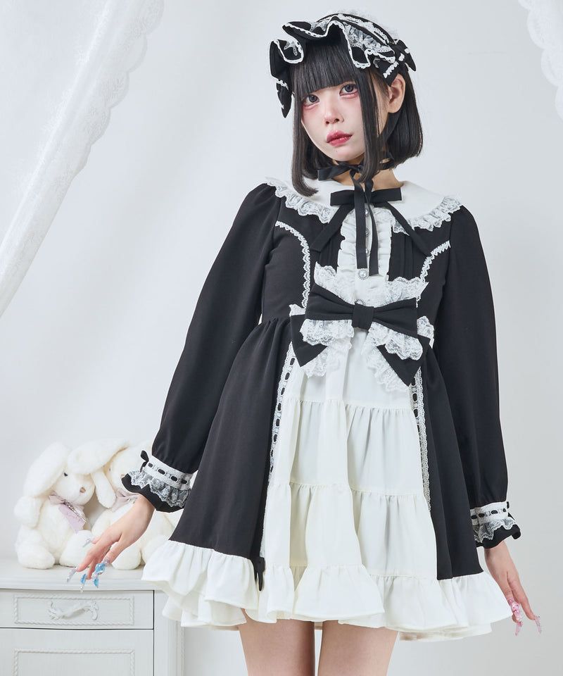 プリンセスティアードはしごレースフリルワンピース – レディース