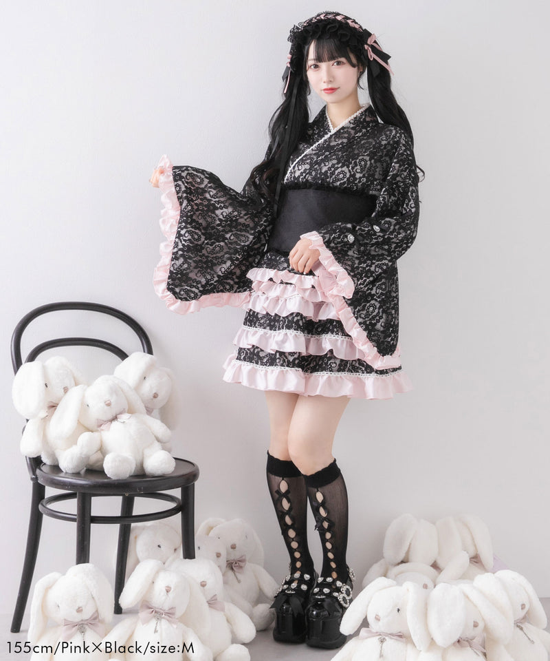 総レースリボン浴衣ドレス – レディースファッション通販の夢展望【公式】