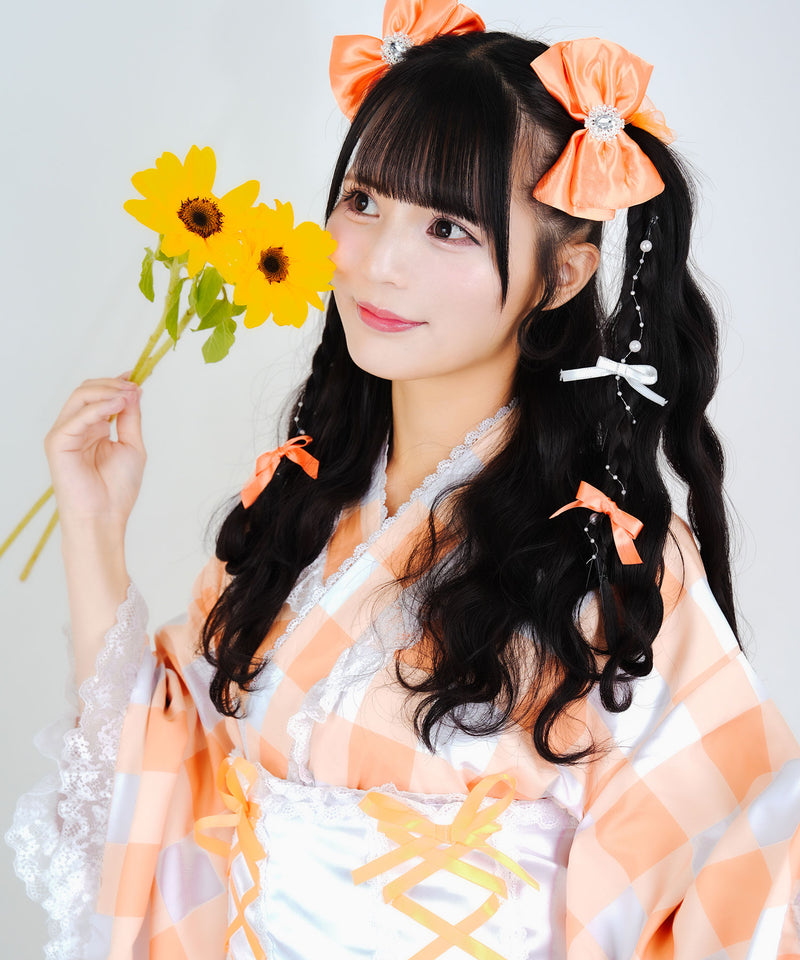 舞々悪魔】ビッグギンガムセットアップ浴衣 – レディースファッション