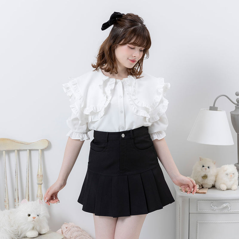 ワイドプリーツミニスカート – レディースファッション通販の夢展望