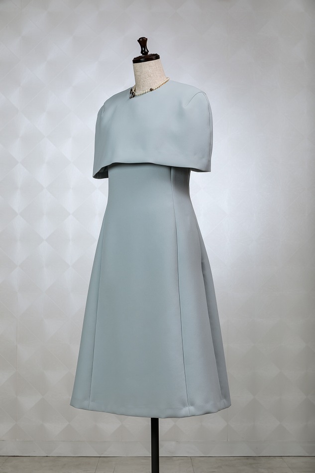 CELFORD セルフォード 水色ケープドレス | 結婚式・パーティードレス