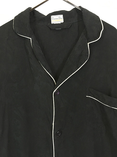古着 90s Christian Dior Le Connaisseur ペイズリー 総柄 100%シルク