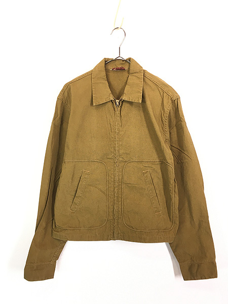 古着 50s Sir Jac 光沢 ポプリン コットン オールド ドリズラー