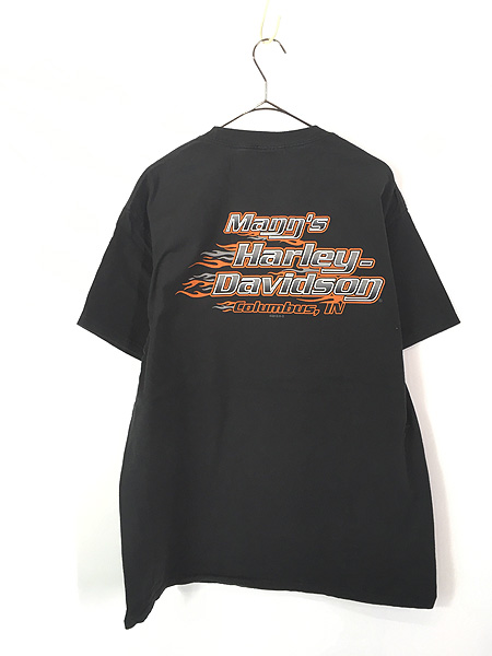 古着 10s HARLEY DAVIDSON ブタ アニマル グラフィック Tシャツ L 古着