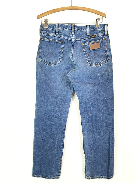古着 80s USA製 Wrangler 13MWZ ブルー デニム パンツ ジーンズ