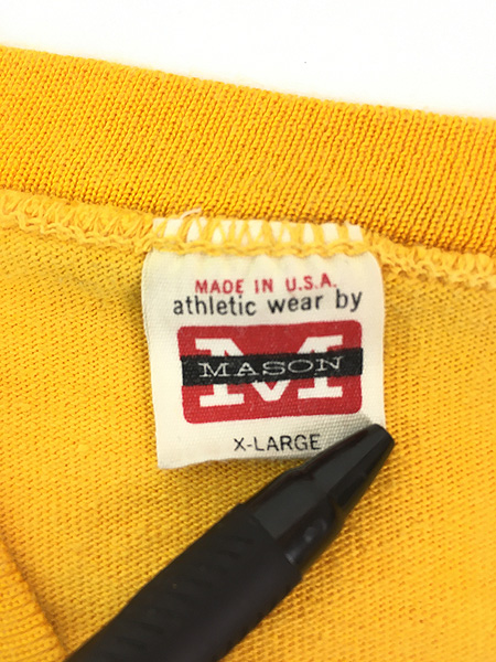 古着 60s USA製 MASON Athletic Wear レーヨン アスレチック