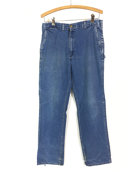 古着 80s USA製 Oshkosh B'gosh ブルー デニム ワーク ペインター