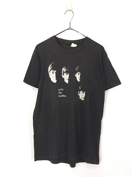 古着 80s USA製 The Beatles 「With The Beatles」 メンバー モノクロ