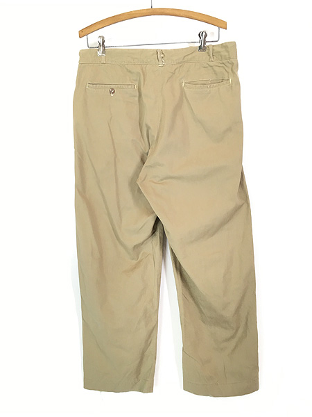 古着 50s 「SANFORIZED ARMY CLOTH」 ボタンフライ アーミークロス