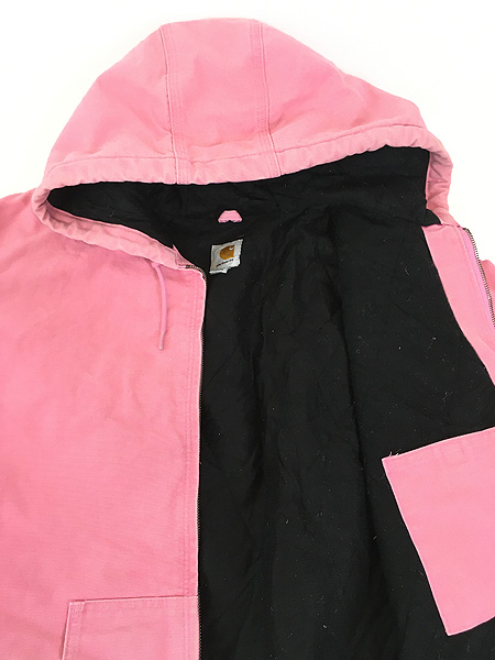レディース 古着 Carhartt 防寒 ピンク ダック パデット アクティブ