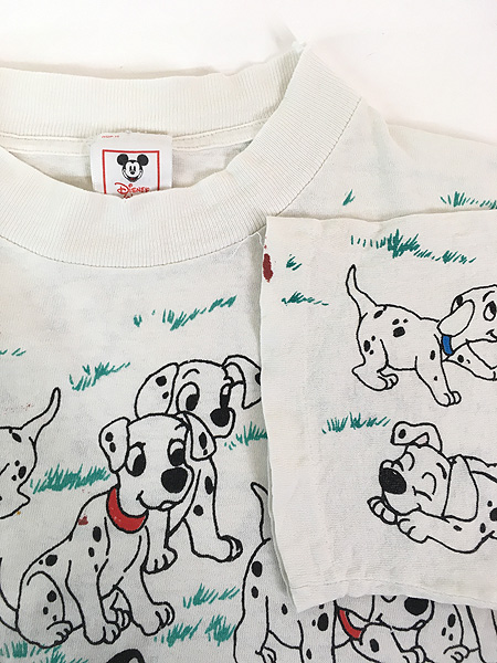 レディース 古着 80-90s USA製 Disney 101匹わんちゃん ダルメシアン