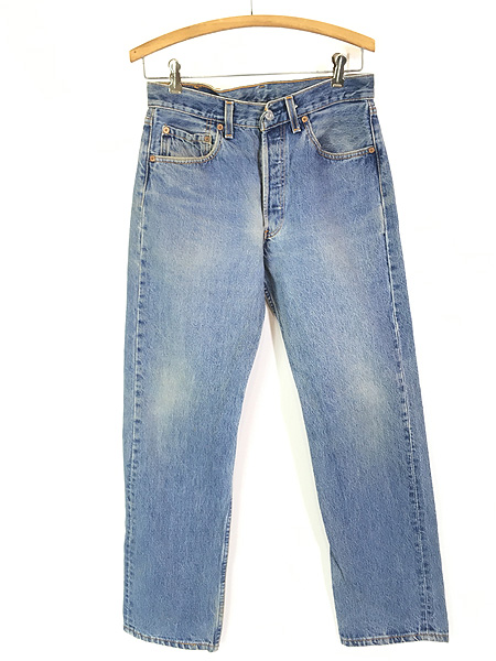 古着 90s USA製 Levi's 501-0118 ブルー デニム パンツ ジーンズ
