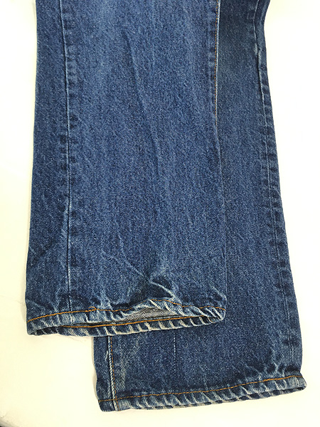古着 80s USA製 Levi's 501 「66 後期」 黒カン 内股シングル 濃紺