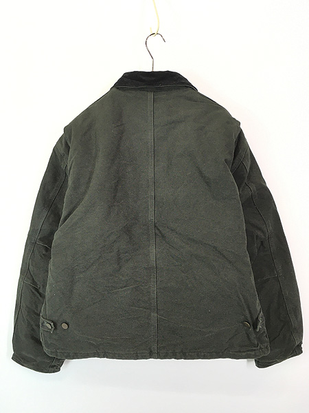 古着 Carhartt MOS モスグリーン ダック パデット トラディショナル