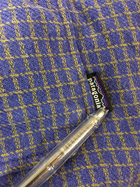 古着 90-00s ポルトガル製 Patagonia オーガニック コットン チェック