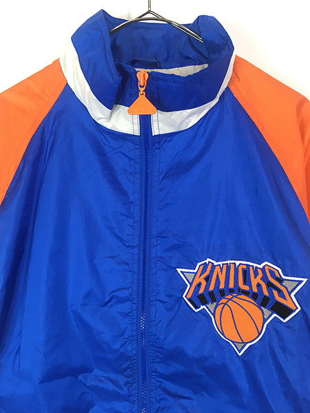 古着 90s NBA New York Knicks クレイジー ナイロン ジャケット L 古着