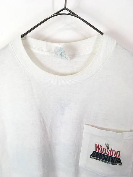 古着 90s USA製 Winston WINNERS CLUB タバコ シガレット ポケット T