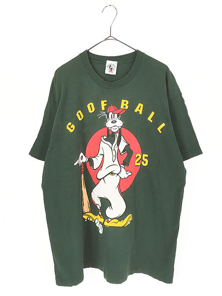 古着 90s USA製 Disney Goofy グーフィー ベースボール コスチューム T