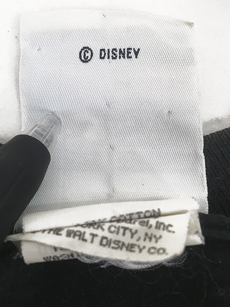 古着 90s USA製 Disney Mickey 逆さ ミッキー Tシャツ XL位 古着