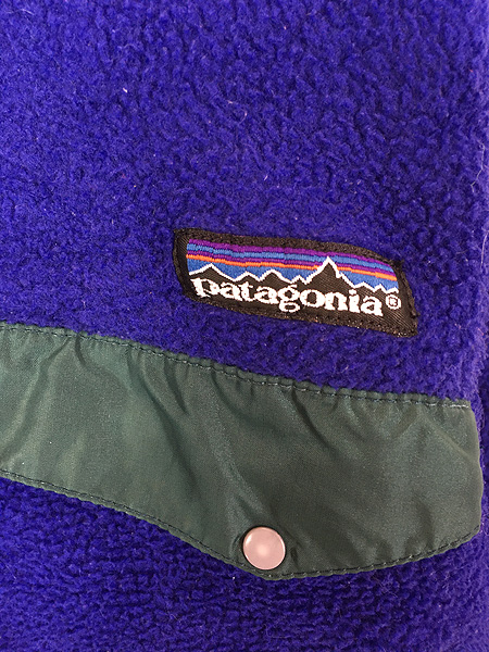 古着 90s Patagonia 「雪なし」 スナップT シンチラ フリース