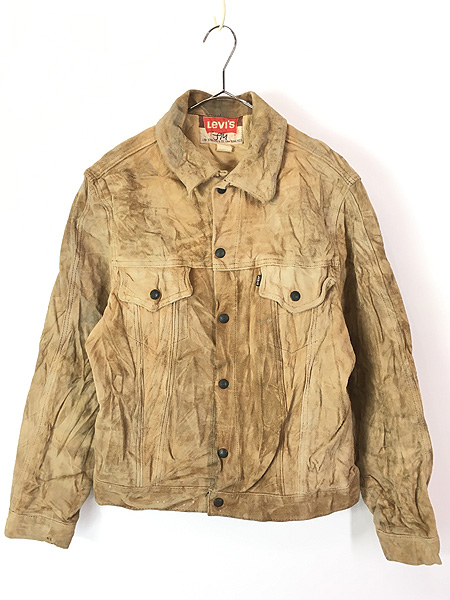 古着 60-70s Levi's 「Big E」 70505 3rdタイプ スエード レザー