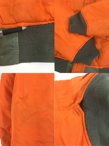 古着 90s USA製 PATRIOT UNIFORMS MA-1 8279F(USAF) 「縦ステッチ