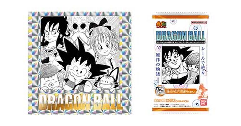 ドラゴンボール40周年記念 オリジナルイラストレーション シール
