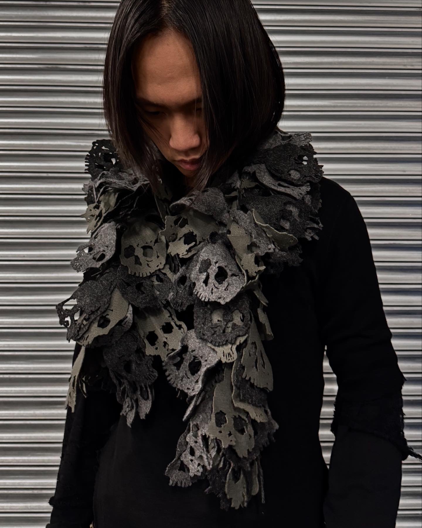 SP 05AW/ARTS アンダーカバー フェザー フェルトストール SP 05AW/ARTS